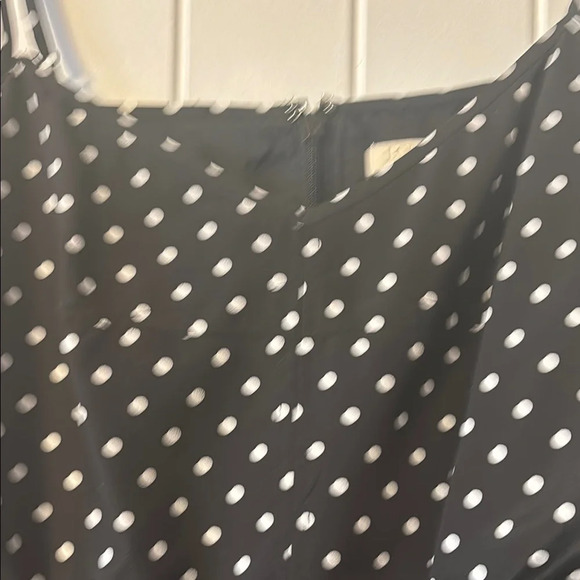 J. Crew Black Sleeveless Polka Dot Sundress - Picture 3 of 7